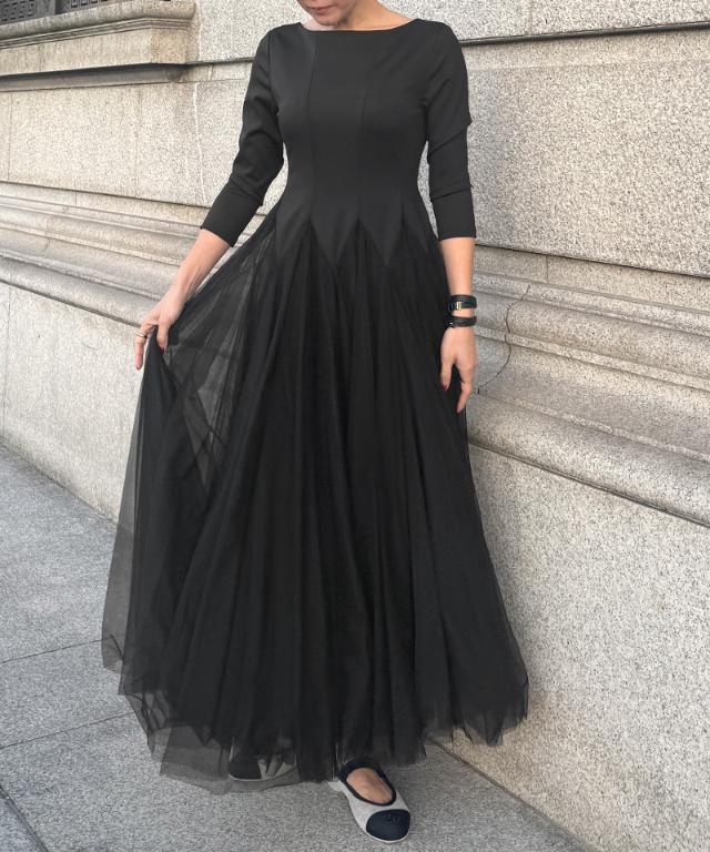 チュール切り替えワンピース_iwa26ss-op05