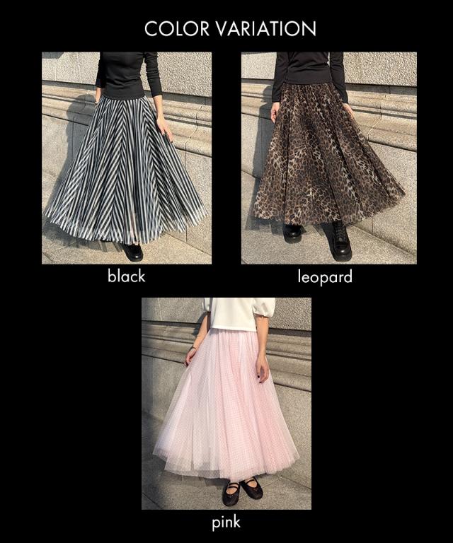 JENNEボリュームチュールスカート_iwa26ss-sk08