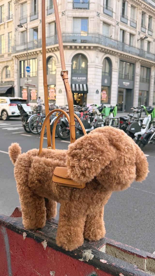 ＜日本製＞クチュールプードル スカルプチャーバッグ