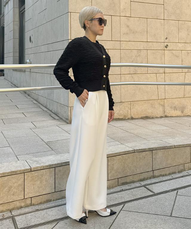 膨れジャガード風エアリーニットカーディガン_mkj25aw-nt02