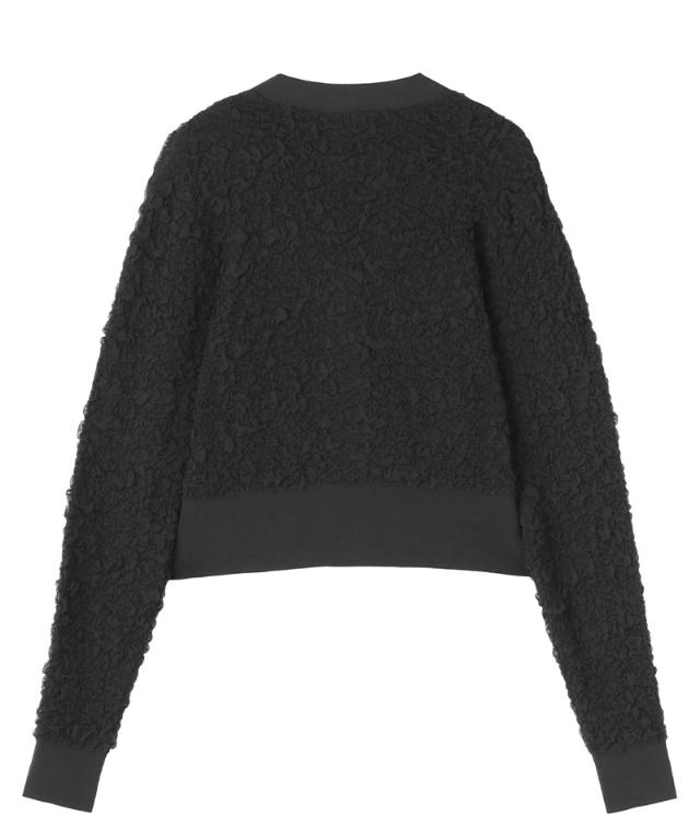 膨れジャガード風エアリーニットカーディガン_mkj25aw-nt02