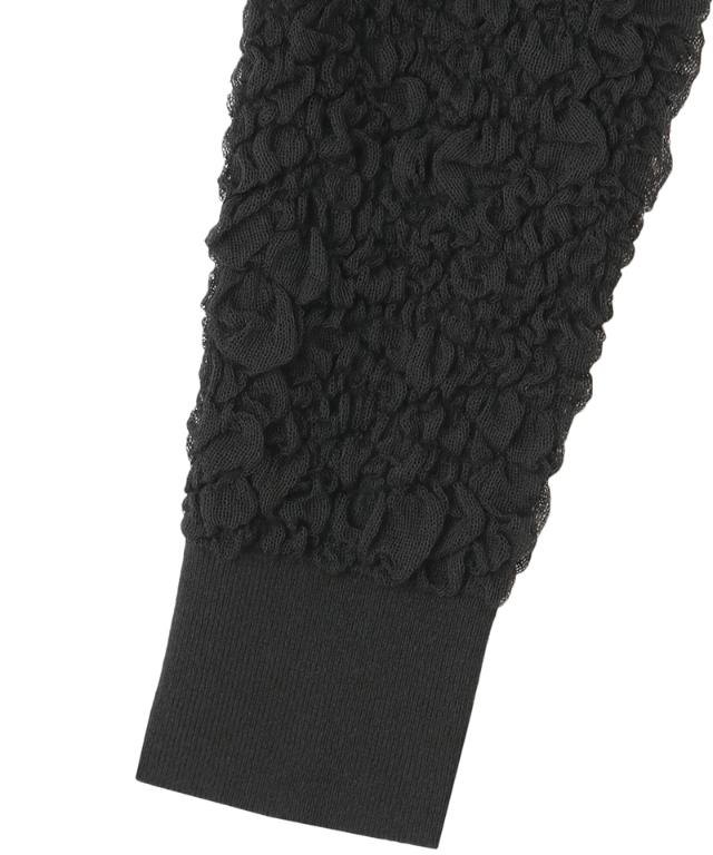 膨れジャガード風エアリーニットカーディガン_mkj25aw-nt02