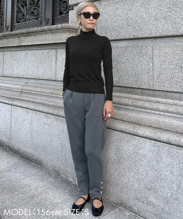 ウール発熱抗毛玉タートルニット_mkj25aw-nt07