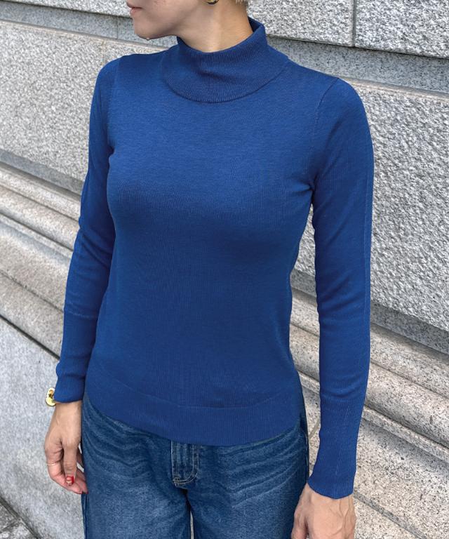 ウール発熱抗毛玉タートルニット_mkj25aw-nt07