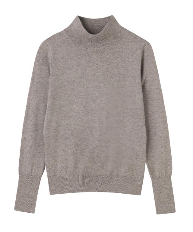 ウール発熱抗毛玉タートルニット_mkj25aw-nt07