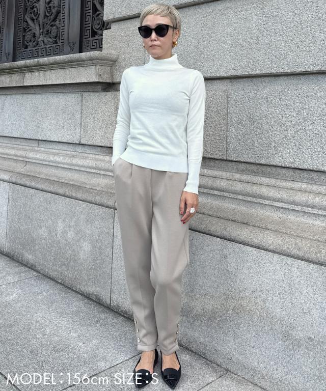 ウール発熱抗毛玉タートルニット_mkj25aw-nt07