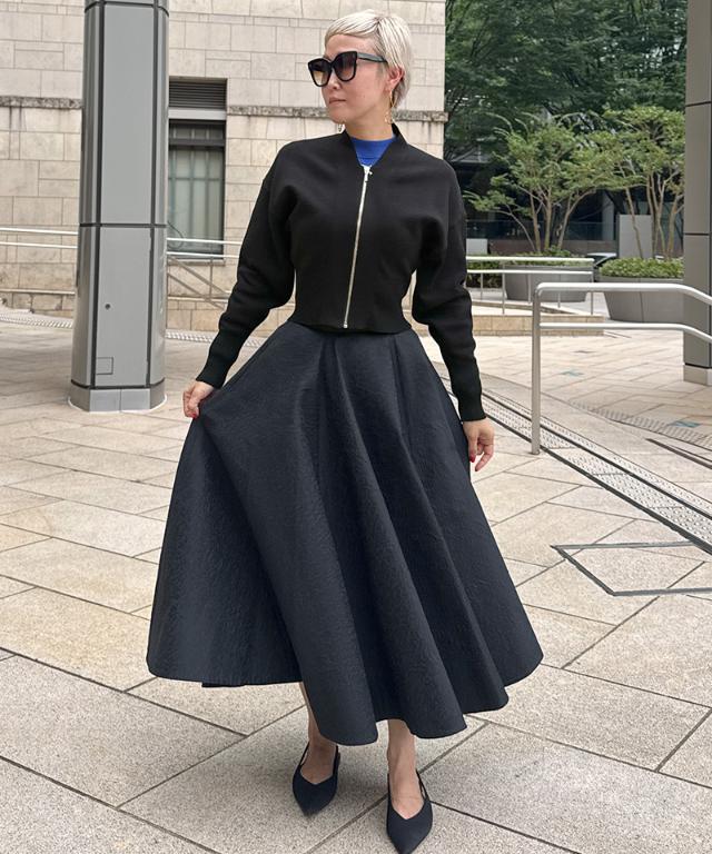 ジップ付きニットプルオーバー_mkj25aw-nt09