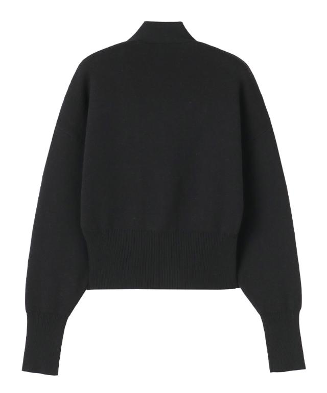 ジップ付きニットプルオーバー_mkj25aw-nt09