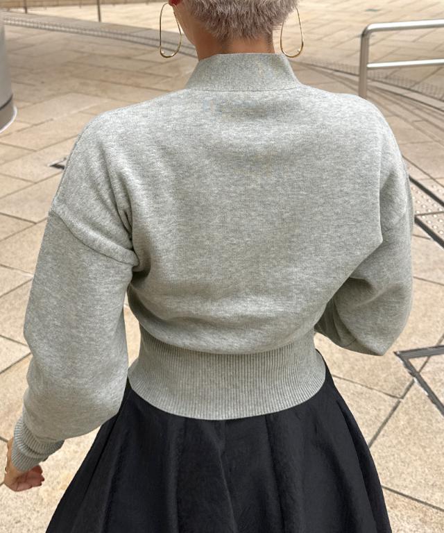 ジップ付きニットプルオーバー_mkj25aw-nt09