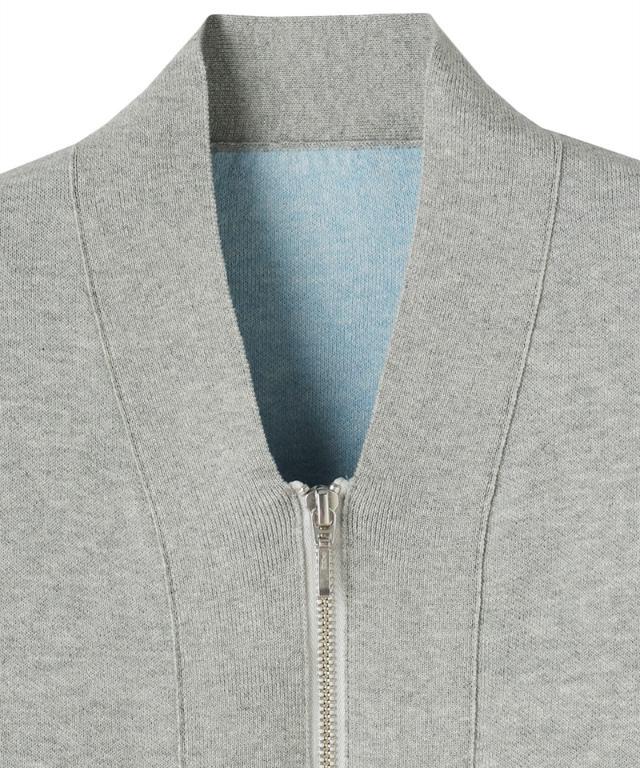 ジップ付きニットプルオーバー_mkj25aw-nt09