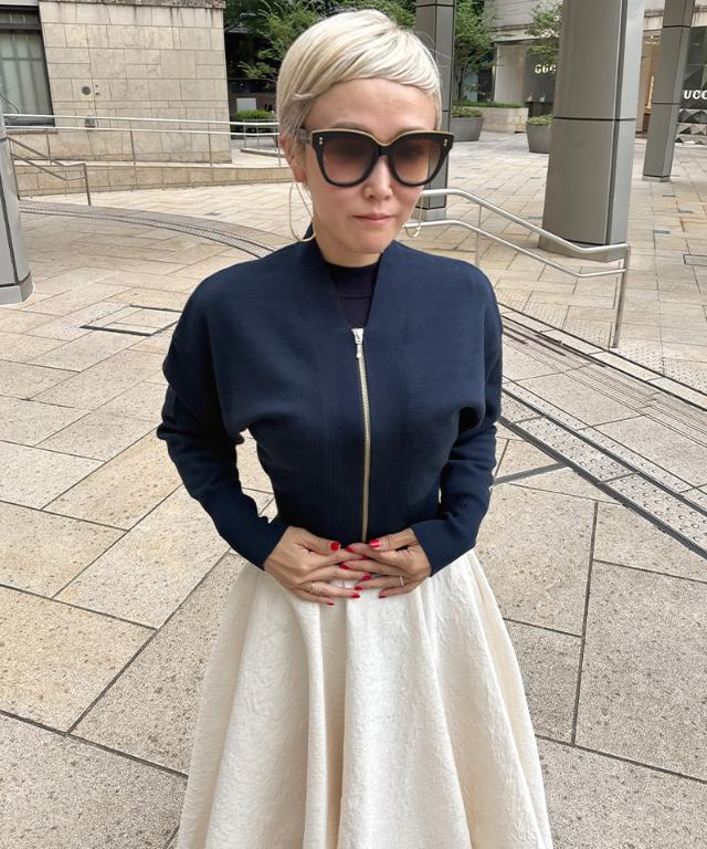 ジップ付きニットプルオーバー_mkj25aw-nt09