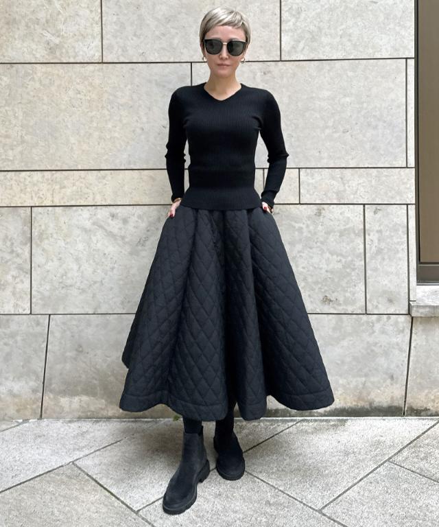 ウールシルクVネックニット_mkj25aw-nt10