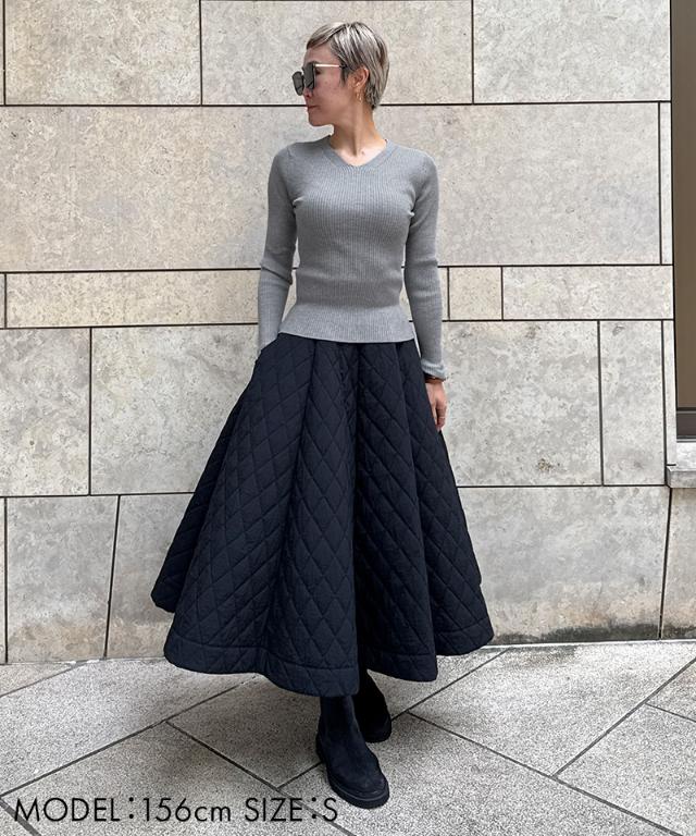 ウールシルクVネックニット_mkj25aw-nt10