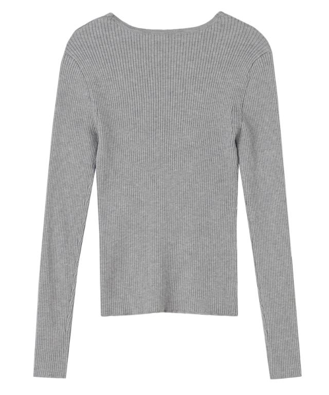 ウールシルクVネックニット_mkj25aw-nt10