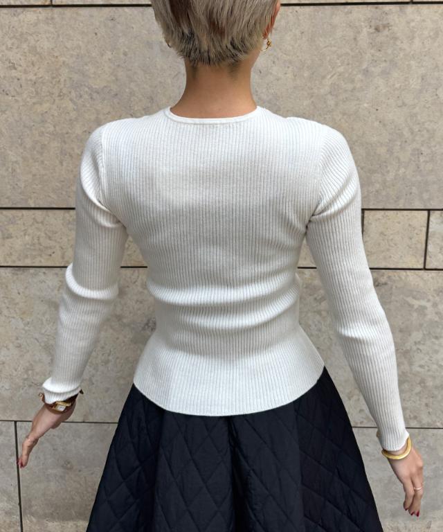 ウールシルクVネックニット_mkj25aw-nt10