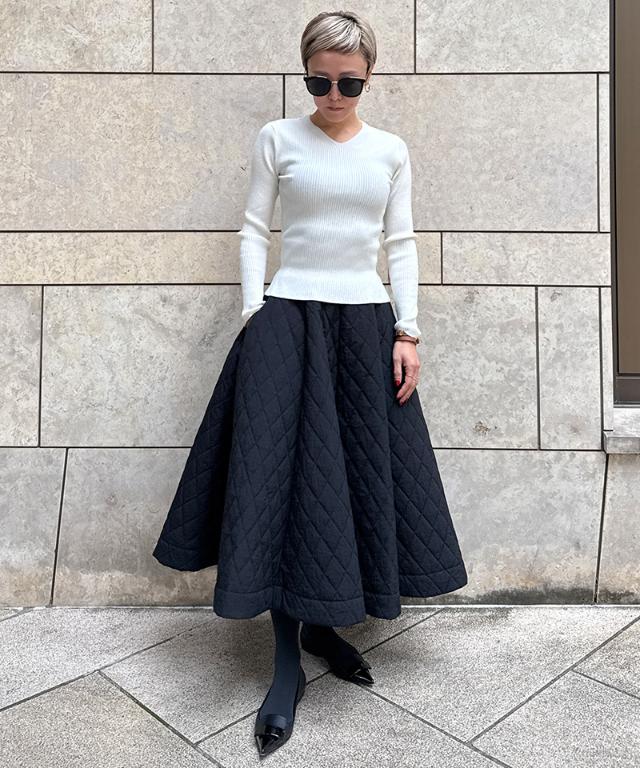 ウールシルクVネックニット_mkj25aw-nt10