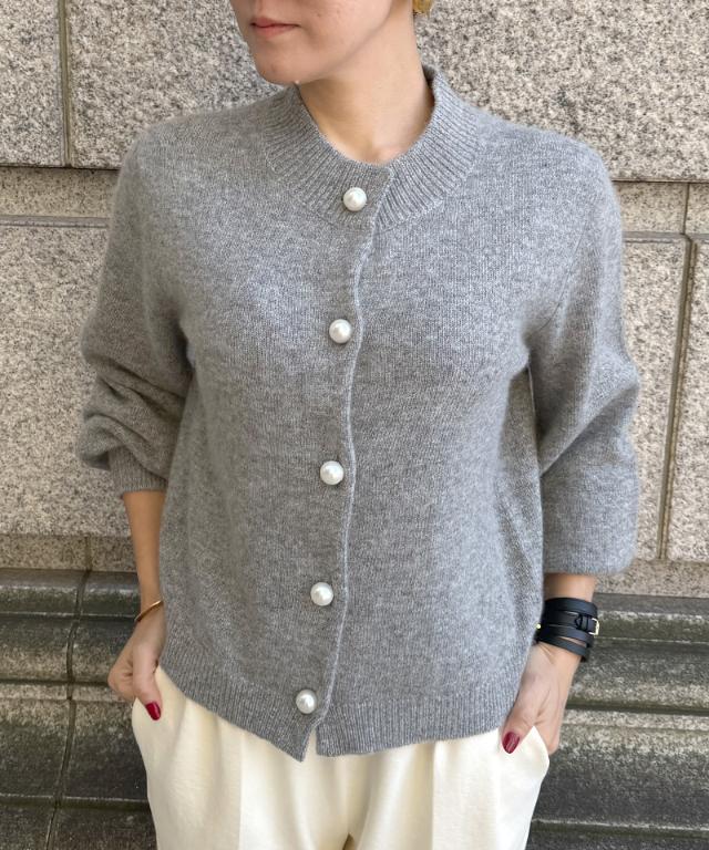 ラクーンウールふんわりカーディガン_mkj25aw-nt14