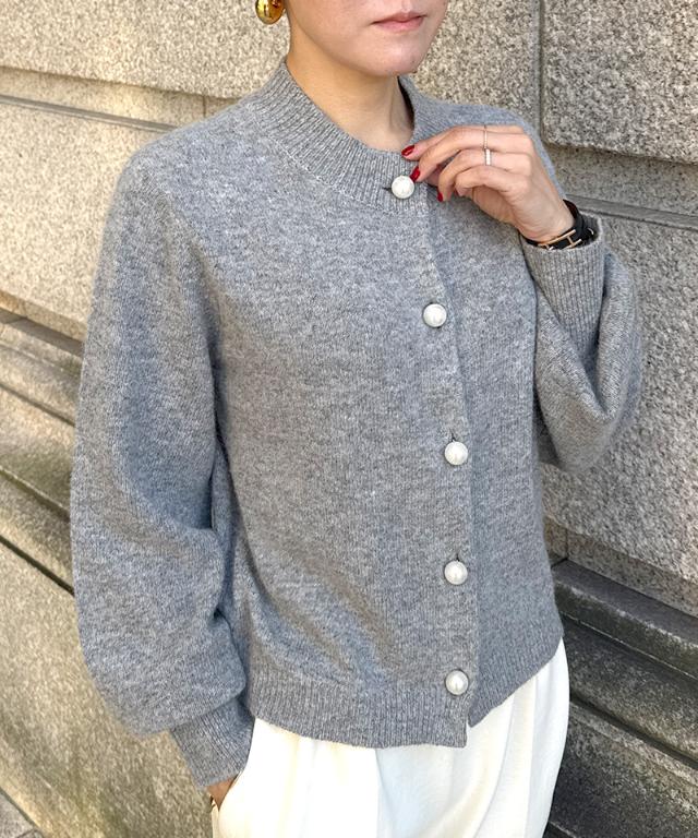 ラクーンウールふんわりカーディガン_mkj25aw-nt14