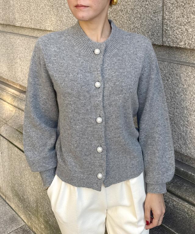 ラクーンウールふんわりカーディガン_mkj25aw-nt14