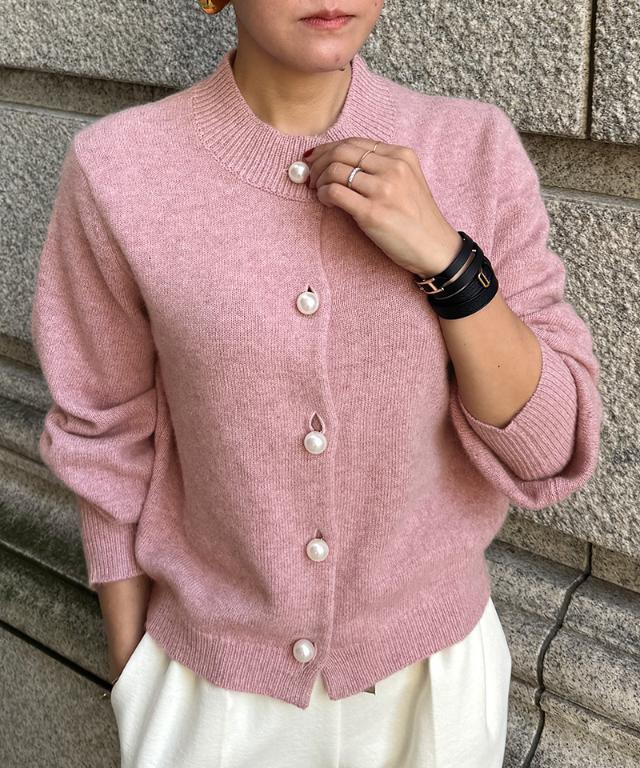 ラクーンウールふんわりカーディガン_mkj25aw-nt14