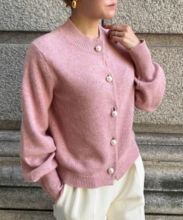 ラクーンウールふんわりカーディガン_mkj25aw-nt14