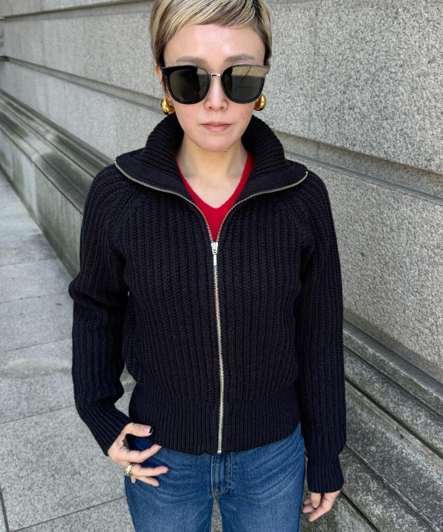 JENNEジップアップニットジャケット_mkj25aw-nt17
