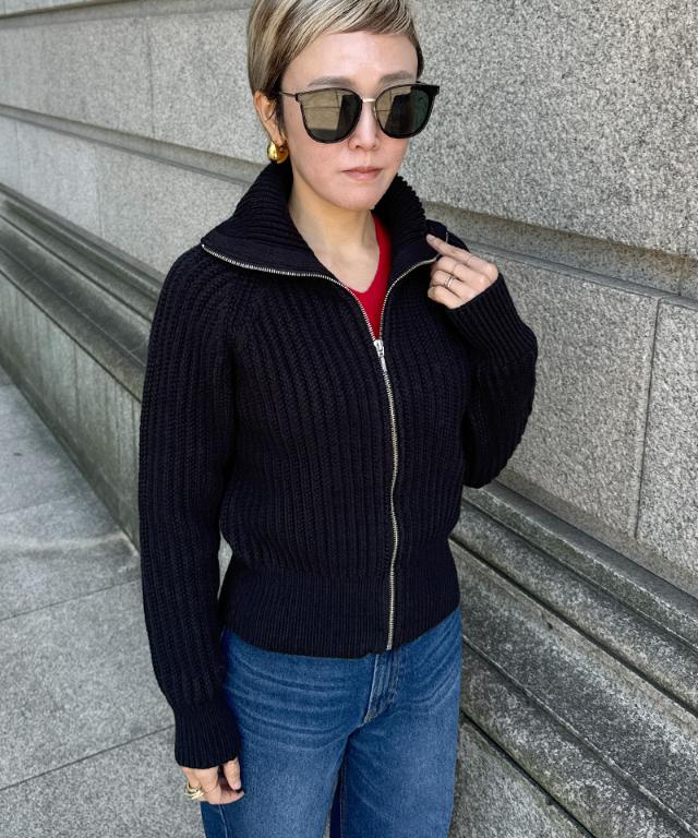 JENNEジップアップニットジャケット_mkj25aw-nt17