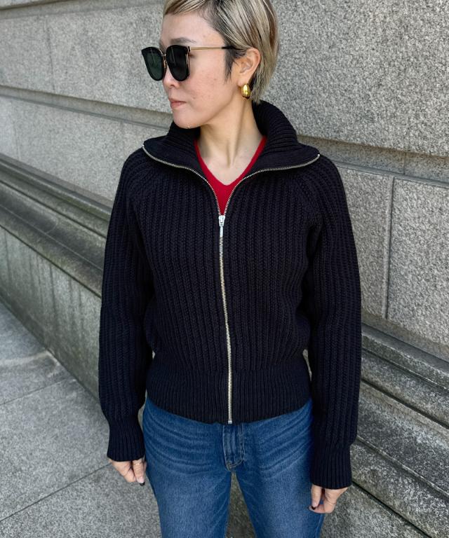 JENNEジップアップニットジャケット_mkj25aw-nt17