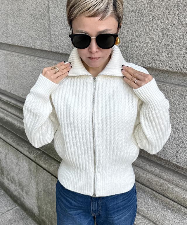 JENNEジップアップニットジャケット_mkj25aw-nt17