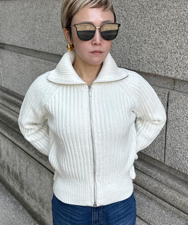 JENNEジップアップニットジャケット_mkj25aw-nt17
