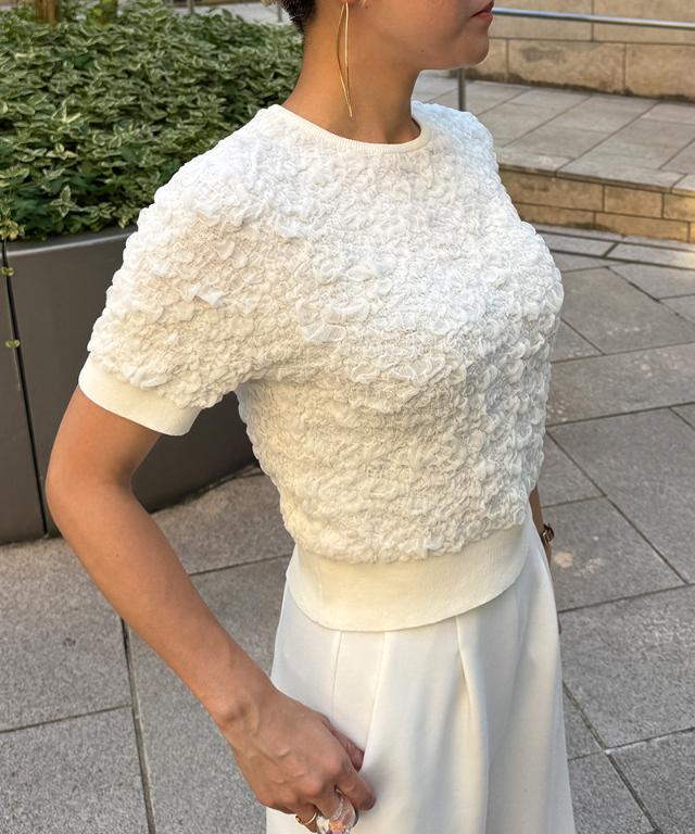 膨れジャカード見えニット_mkj25ss-nt12