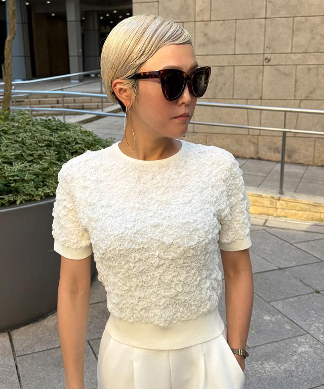 膨れジャカード見えニット_mkj25ss-nt12