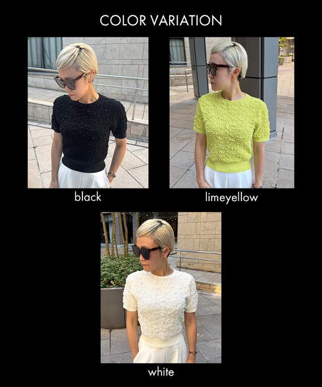 膨れジャカード見えニット_mkj25ss-nt12