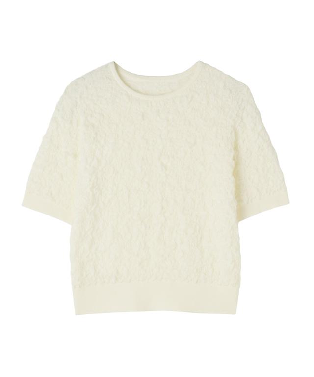 膨れジャカード見えニット_mkj25ss-nt12