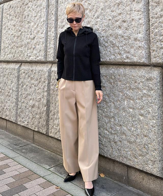 フード付きニットブルゾン_mkj26aw-nt03