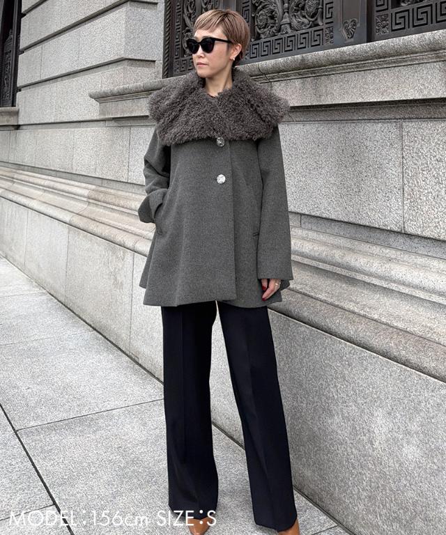 日本製ロイヤルファーウールコート_mui26aw-co04