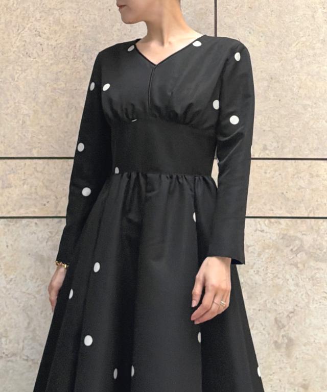 日本製ドットドレス_mui26aw-op01