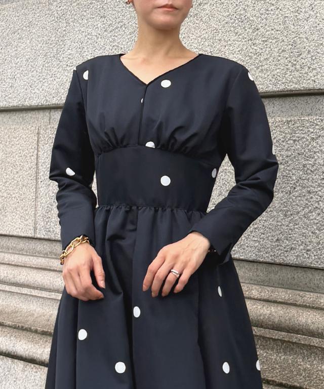 日本製ドットドレス_mui26aw-op01