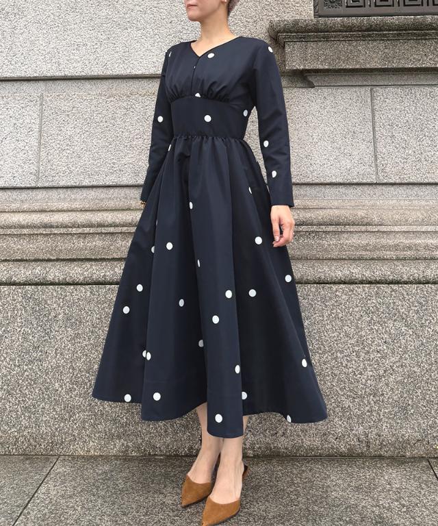 日本製ドットドレス_mui26aw-op01