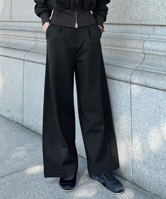 日本製美シルエットシーズンレスパンツ＜UVカット・ハンドウォッシュ＞_mui26aw-pt13