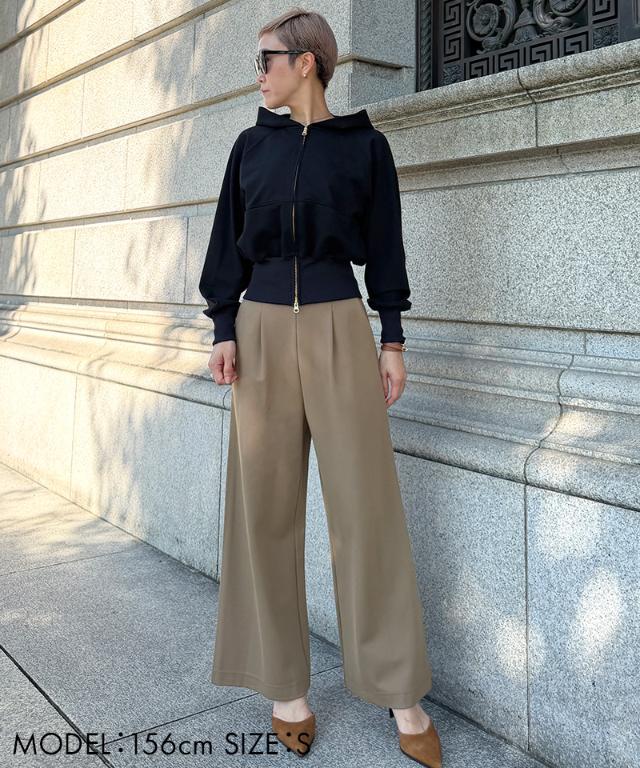 日本製美シルエットシーズンレスパンツ＜UVカット・ハンドウォッシュ＞_mui26aw-pt13