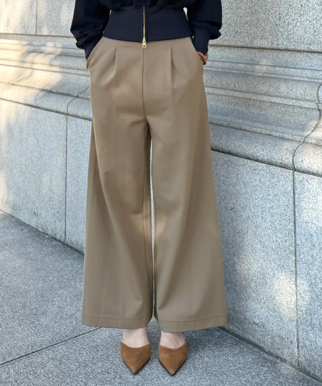 日本製美シルエットシーズンレスパンツ＜UVカット・ハンドウォッシュ＞_mui26aw-pt13