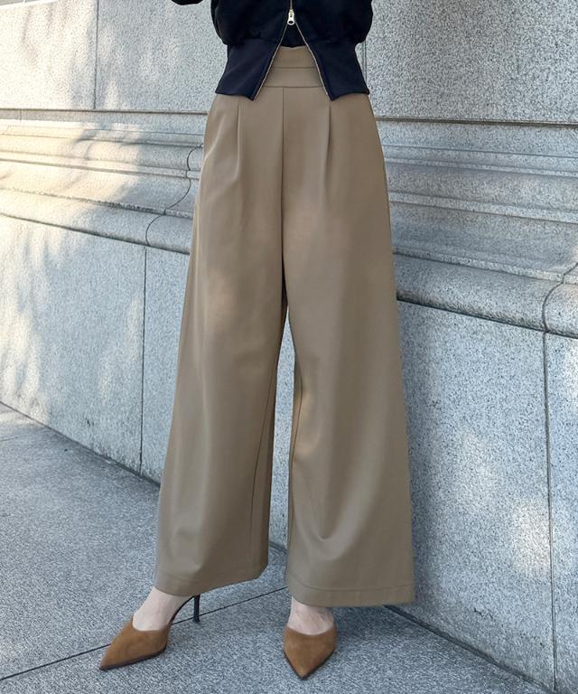 日本製美シルエットシーズンレスパンツ＜UVカット・ハンドウォッシュ＞_mui26aw-pt13