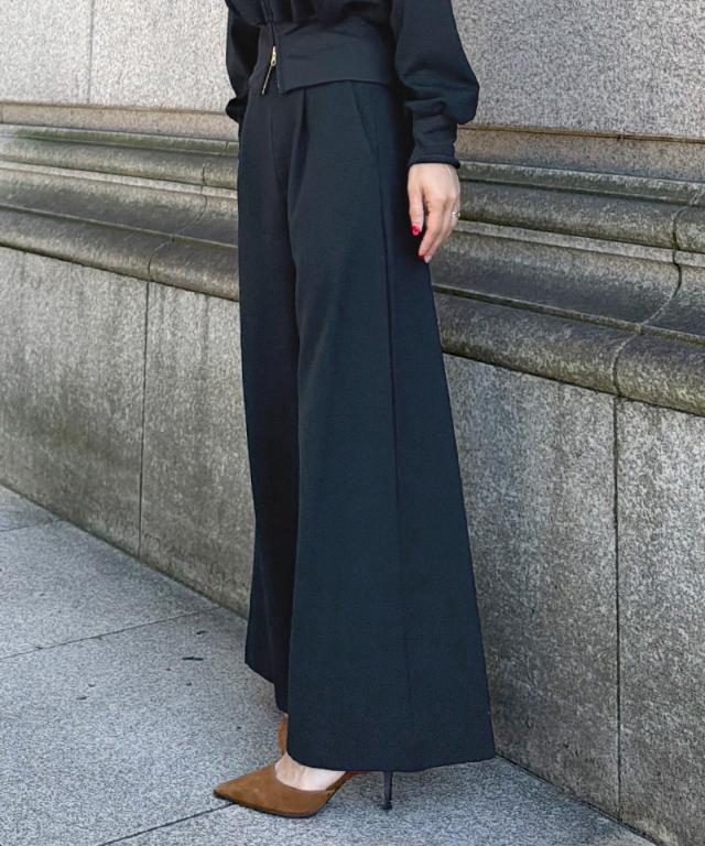 日本製美シルエットシーズンレスパンツ＜UVカット・ハンドウォッシュ＞_mui26aw-pt13