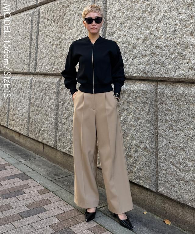 匠仕立て美脚ワイドパンツ＜日本縫製＞_mui26aw-pt14