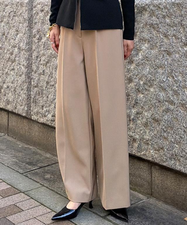 匠仕立て美脚ワイドパンツ＜日本縫製＞_mui26aw-pt14