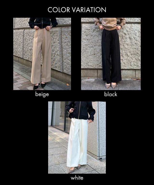 匠仕立て美脚ワイドパンツ＜日本縫製＞_mui26aw-pt14
