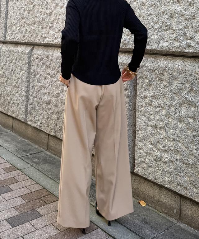 匠仕立て美脚ワイドパンツ＜日本縫製＞_mui26aw-pt14