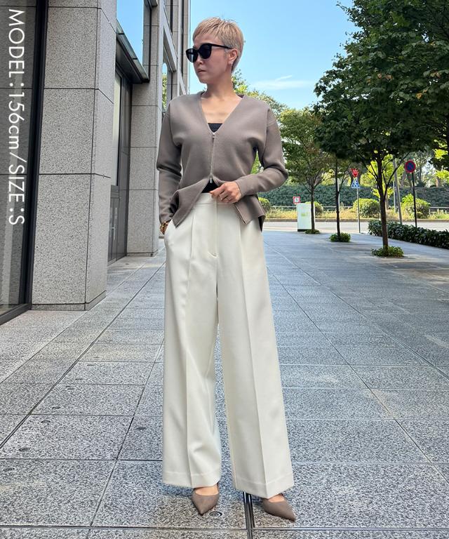 匠仕立て美脚ワイドパンツ＜日本縫製＞_mui26aw-pt14