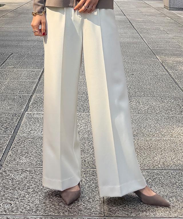 匠仕立て美脚ワイドパンツ＜日本縫製＞_mui26aw-pt14